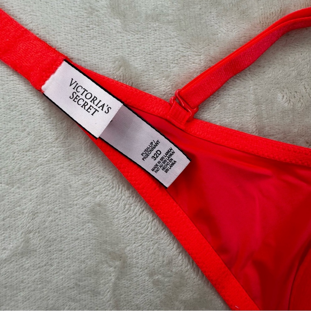 NEW Victoria’s Secret Bright Orange Strappy Bra - Picture 16 of 16